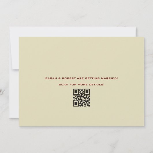 Retro Film Ticket Stub Geef Twee Bruiloft toe Save The Date (Achterkant)