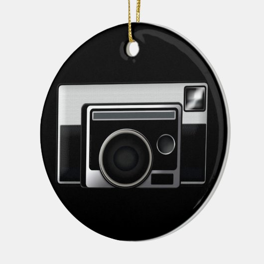 Retro-filmcamera Keramisch Ornament (Links)