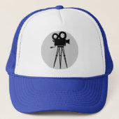 RETRO FILMCAMERA MET DRIEMAAL TRUCKER PET (Voorkant)