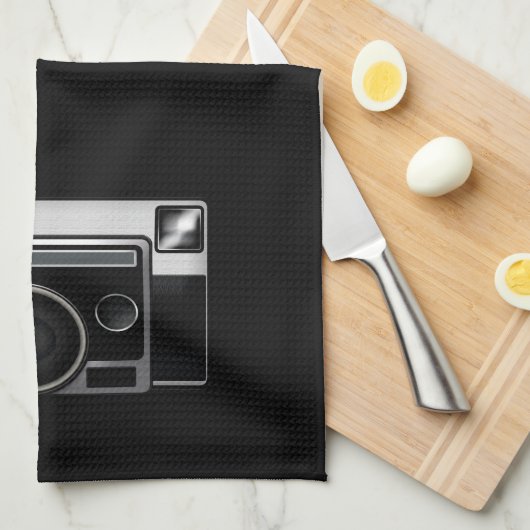 Retro-filmcamera Theedoek (Quarter Fold)