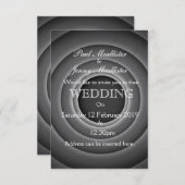 Retro filmcredits Huwelijksuitnodiging Kaart (Voorkant / Achterkant)