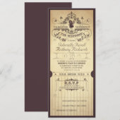  retro filmkaartjes trouwuitnodigingen kaart (Voorkant / Achterkant)