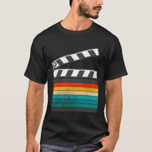 Retro Filmmaker Cinematographers Videografen EDI T-shirt