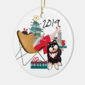 RETRO FINSE LAPPHUND LAPPY 2019 Ornament (Links)