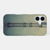 Retro Fire Escape Ladder iPhone 16 Hoesje (Achterkant horizontaal)