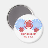 Retro Fireworks Magnet (Voorkant / Achterkant)