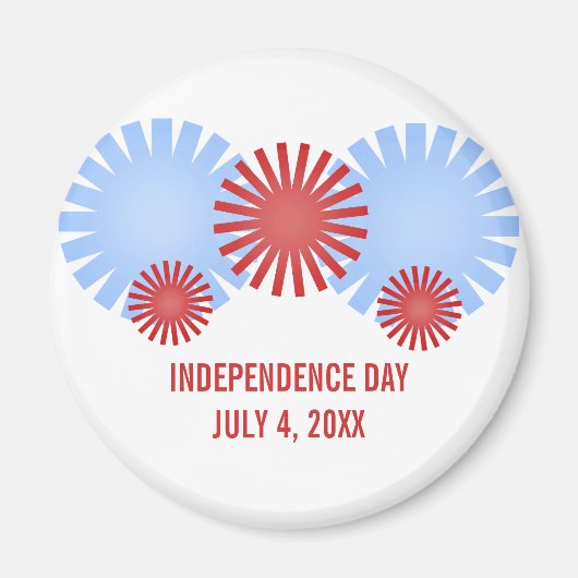 Retro Fireworks Magnet (Voorkant)