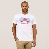Retro Fireworks Mannen T-shirt (Voorkant volledig)