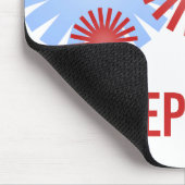 Retro Fireworks Mousepad Muismat (Hoek)