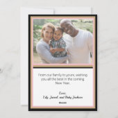 Retro Fireworks - Nieuwjaar 2023 Vakantiedenkaart Feestdagenkaart (Achterkant)