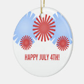 Retro Fireworks  Ornament (Links)