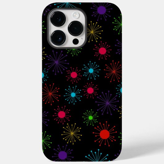 Retro Fireworks Starbursts Case-Mate iPhone Case (Achterkant)