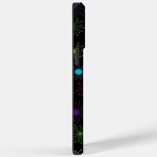 Retro Fireworks Starbursts Case-Mate iPhone Case (Achterkant / Rechts)
