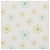Retro Fireworks Starbursts uit het midden-eeuwse p Stof (Swatch)