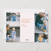 Retro First Mothers Day 12 Photo Collage  Feestdagenkaart (Achterkant)