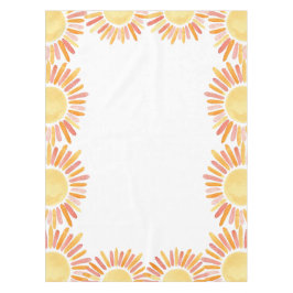 Retro First Trip rondom Sun Birthday Party Tafelkleed