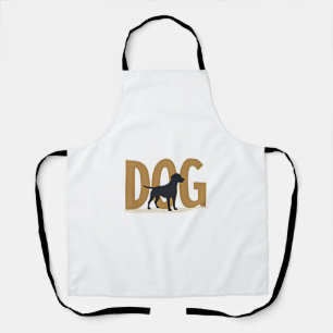 Retro Fitness Levensstijl Husky Workout Hond Carto Schort