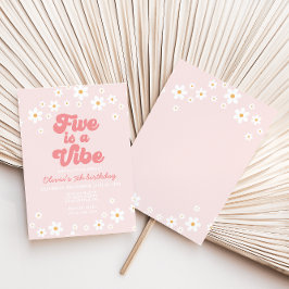 Retro Five is een Vibe maisy 5e verjaardag Kaart