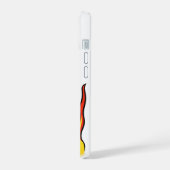 Retro Flame iPhone Hoesje | Heet Vuur Telefoon Hoe 15 Case (Linkerkant)