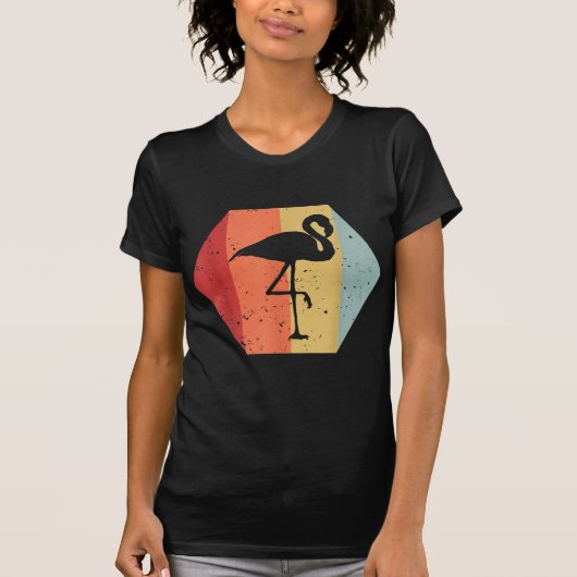 Retro Flamingo | Cute Flamingo Lover T-shirt (Voorkant)