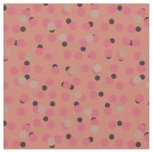 Retro Flamingo Fizz Bold Roze Stippen Stof