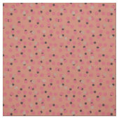 Retro Flamingo Fizz Bold Roze Stippen   Stof (Swatch)