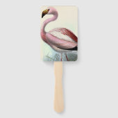 Retro Flamingo Handwaaier (Achterkant)