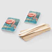 Retro Flamingo Handwaaier (Niet-gemonteerd)