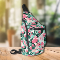 Retro flamingo monogram