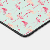Retro-Flamingo patroon Bureaumat (Hoek)