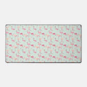 Retro-Flamingo patroon Bureaumat (Voorkant)