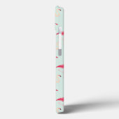 Retro-Flamingo patroon Case-Mate iPhone Case (Achterkant / Links)