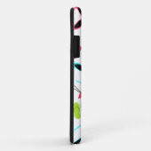 Retro Flamingo patroon iPhone 5 Hoesje (Achterkant/rechts)