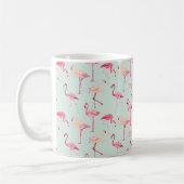 Retro-Flamingo patroon Koffiemok (Links)