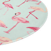 Retro-Flamingo patroon Snijplank (Hoek)