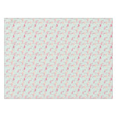 Retro-Flamingo patroon Tafelkleed (Voorkant (Horizontaal))