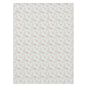 Retro-Flamingo patroon Tafelkleed (Voorkant)