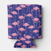 Retro Flamingo | Summer Poolside Cool Coastal Blikjeskoeler (Achterkant)