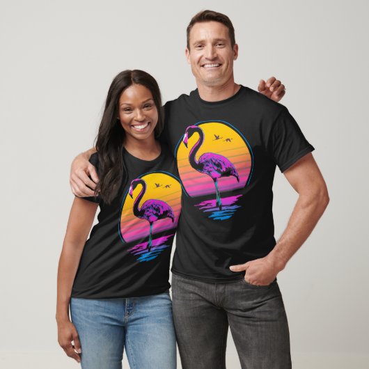 Retro Flamingo T-shirt (Unisex)