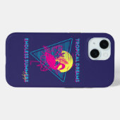 Retro Flamingo Zonsondergang Synthwave Vibes Case-Mate iPhone Case (Achterkant (horizontaal))