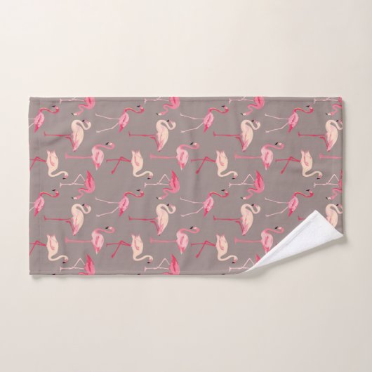Retro Flamingos Bad Handdoek (Handdoek)
