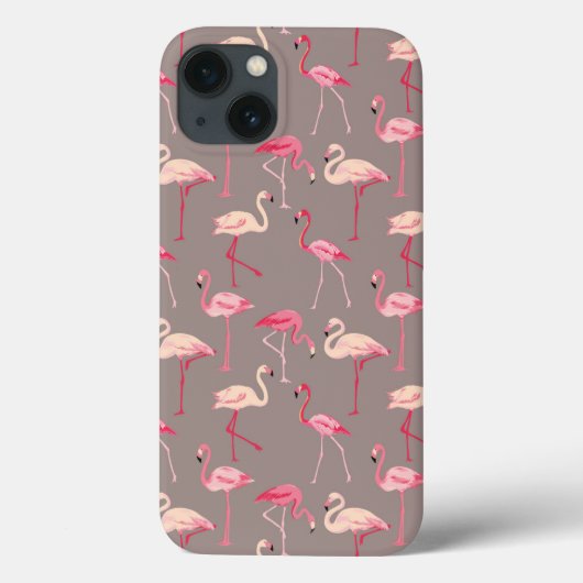 Retro Flamingos Case-Mate iPhone Case (Achterkant)