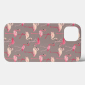 Retro Flamingos Case-Mate iPhone Case (Achterkant (horizontaal))