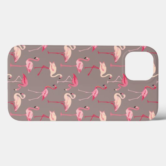 Retro Flamingos Case-Mate iPhone Case (Achterkant (horizontaal))
