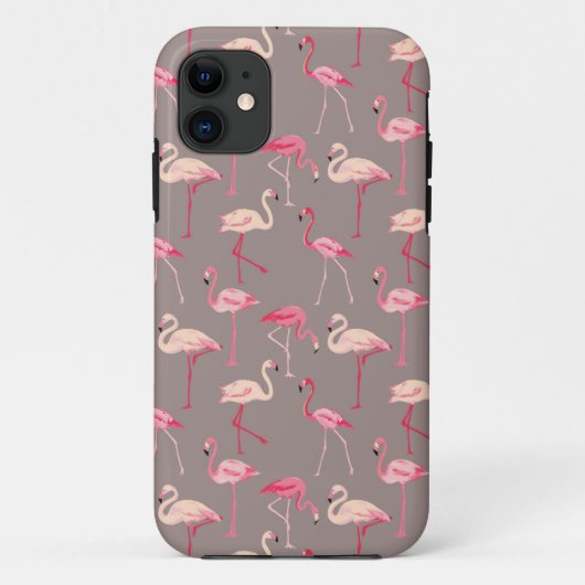 Retro Flamingos Case-Mate iPhone Case (Achterkant)