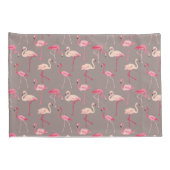 Retro Flamingos Kussensloop (Achterkant-Rechts)