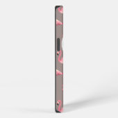Retro Flamingo's | Monogram iPhone Hoesje (Rechterkant)