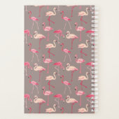 Retro Flamingos | Monogram Planner (Achterkant)