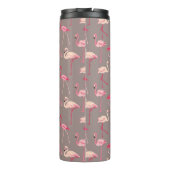 Retro Flamingos | Monogram Thermosbeker (Achterkant)