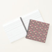 Retro Flamingos Notitieboek (Binnen)
